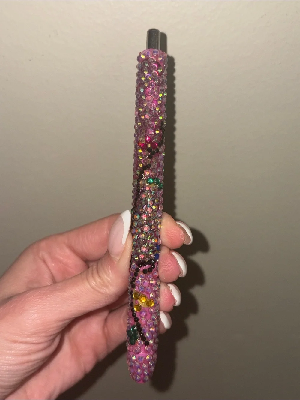 Handmade Sparkly Pink Crystal Rhinestone Pen